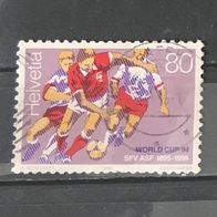 CH MiNr. 1524 Fußball-WM gestempelt M€ 1,00 #E144f