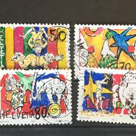 CH MiNr. 1478-1481 Zirkuswelt komplett gestempelt M€ 3,50 #1422