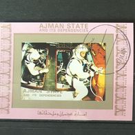 Ajman Kleinblock MiNr. 2648B Raumfahrt M€ 1,00 #1411