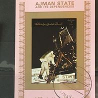 Ajman Kleinblock MiNr. 2645B Raumfahrt M€ 1,00 #1410