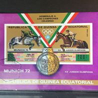Äquatorialguinea Block 20 (MiNr. A133) Olympia München 1972 gestempelt #1387