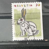 CH MiNr. 1436 Dr rechts geschnitten gestempelt M€ 1,50 #E158e