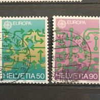 CH MiNr. 1370-1371 Europa komplett gestempelt M€ 2,00 #E163d