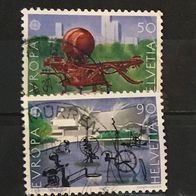 CH MiNr. 1349-1350 Europa komplett gestempelt M€ 2,00 #E163f