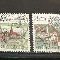 CH MiNr. 1288-1289 Tierkreiszeichen komplett gestempelt M€ 2,80 #E166c