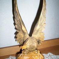 Adler aus Holz, russische Handarbeit, geschnitzt, 30 cm