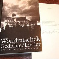 W. Wondratschek - Lieder/ Gedichte, lim. Edition signiert