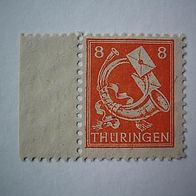 SBZ Thüringen Nr.96 Ay * * Postf. PF & Spargummi