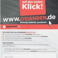 185 Werbekarte „Osiander“ Liebe auf den ersten Klick