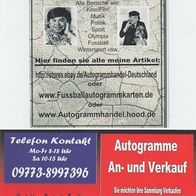 190 Werbekarte / Ansichtskarte „Autogrammhandel Charly Lamm“