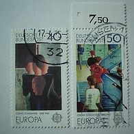 Bund Nr. 840-41 gestempelt Europamarken
