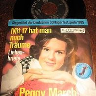 Peggy March - 7" Mit 17 hat man noch Träume - ´65 DSF Siegertitel - Topzustand !