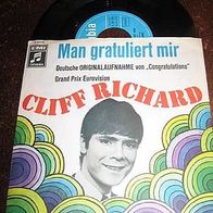 Cliff Richard - 7" Man gratuliert mir - ´67 Columbia - Topzustand !!