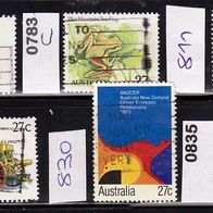 Australien Mi. Nr. 755 A + 783 C + 811 + 820 + 830 + 835 o <
