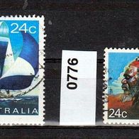 Australien Mi. Nr. 772 Segelsport + 776 Nationlfeiertag o <