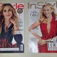 2 Zeitschriften Instyle von Januar 2018 + Dezember 2017