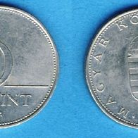 Ungarn 10 Forint 1993 mit Riffelrand
