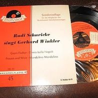Rudi Schuricke singt Gerhard Winkler -´59 Polydor Club-EP 76566 - mint !