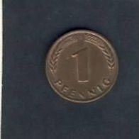 1 Pfennig Deutschland 1967 D
