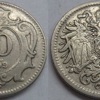 Österreich 10 Heller 1909 ## B12