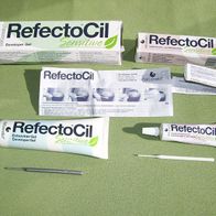 Kit Refectocil Sensitive Farbe + Entwickler Augenbrauen Wimpern Tönung Hellbraun
