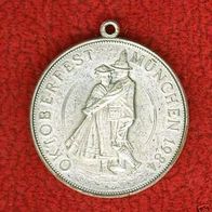 Oktoberfest München Medaille Medaillon Abzeichen :