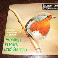 Frühling in Park u. Garten, Vogelstimmen - 7" EP Kosmos 9007/8