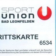Ticket Eintrittskarte Union Bad Leonfelden 16-17 Mühlviertel Österreich Fußball