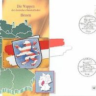 Tk-Brief Wappen deutscher Bundesländer - Hessen