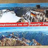 AK Alpenpanorama von der Zugspitze 2964 m