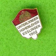Weibertreu Unterländer Esslingen 1902 Anstecknadel Pin :