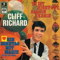 7"RICHARD, Cliff · Es ist nicht gut, allein zu sein (CV RAR 1967)