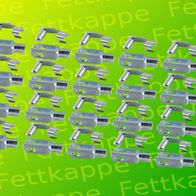 20 x ES-Bolzen Sicherungsbolzen Federklappbolzen für Gabelkopf 4x8