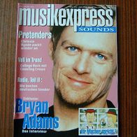 Musikexpress-6/1994 Pretenders-Counting Crows-Bryan Adams- Pink Floyd-Sonic Youth u.