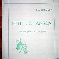 Petite Chanson von J. Bouvard, Altsax + Klavier