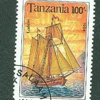 Tanzania Freimarke " Segelschiffe " Michelnr. 1742 o