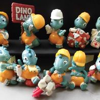 Ü-Ei Figur 1995 Die Dapsy Dinos - komplett
