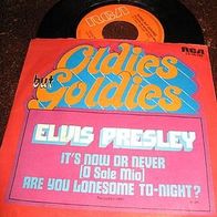Elvis - 7" It´s now or never/ Are you lonesome tonight