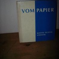 Buch vom Papier Kultur Technik Statistik Feldmühle 1961