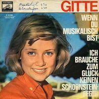 7"GITTE · Ich brauche zum Glück keinen Schornsteinfeger (RAR 1964)