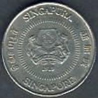 Singapur 10 Cents 1989
