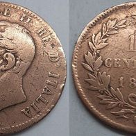 Italien 10 Centesimi 1866 (OM - ohne Punkt) ## K2
