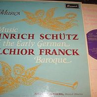 Schütz / Franck - Music of the Early German Baroque LP