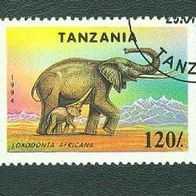 Tanzania Freimarke " Geschützte Tiere " Michelnr. 1778 o