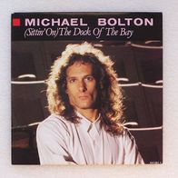Michael Bolton - (Sittin On) The Dock of The Bay, Single - CBS 1985