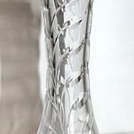 schöne alte Kristall Vase mit aufwendigem Schliff