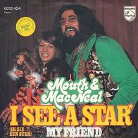 Eurovision 7"MOUTH&MAC NEAL · I See A Star (RAR 1974)