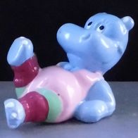 Ü-Ei Figur 1992 (EU) (Happy) Hippos (im Fitnessfieber) - Miss Body - Text!