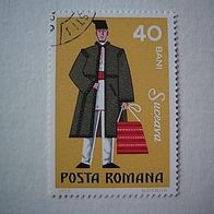 Rumänien gestempelt