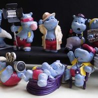 Ü-Ei Figur 1997 Happy Hippo Hollywood Stars - komplett!